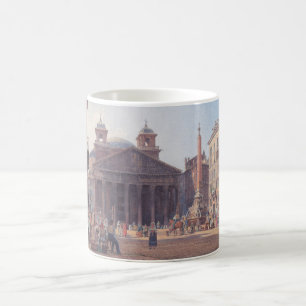 Pantheon en Piazza della Rotonda in Rome, Italië Koffiemok