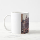 Pantheon en Piazza della Rotonda in Rome, Italië Koffiemok (Links)