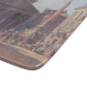 Pantheon en Piazza della Rotonda in Rome, Italië Snijplank (Hoek)