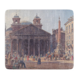 Pantheon en Piazza della Rotonda in Rome, Italië Snijplank