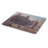 Pantheon en Piazza della Rotonda in Rome, Italië Snijplank (Hoek)