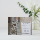 Pantheon Entrance Briefkaart (Staand voorkant)