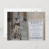 Pantheon Entrance Briefkaart (Voorkant / Achterkant)