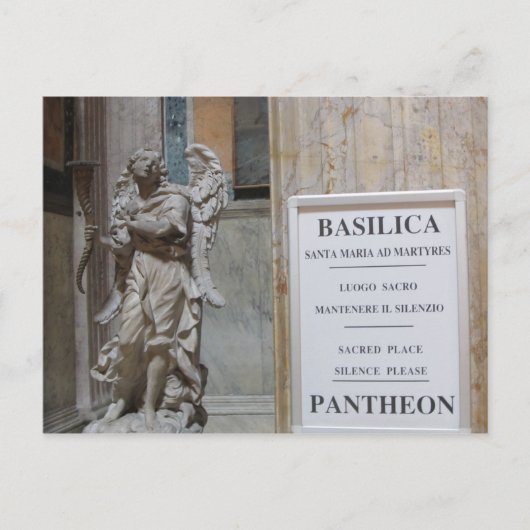 Pantheon Entrance Briefkaart (Voorkant)