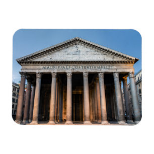 Pantheon heilige tempel bij zonsopgang - Rome, Ita Magneet