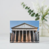 Pantheon holy tempel bij zonsopgang - Rome, Italië Briefkaart (Staand voorkant)
