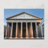Pantheon holy tempel bij zonsopgang - Rome, Italië Briefkaart (Voorkant)