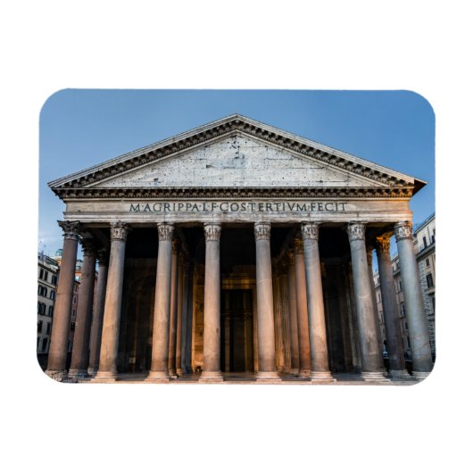 Pantheon holy tempel bij zonsopgang - Rome, Italië Magneet (Horizontaal)