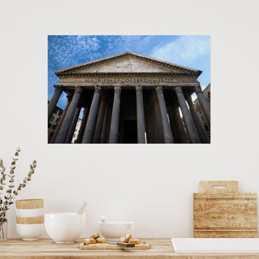 pantheon in rome poster (Keuken)