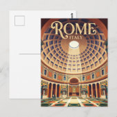 Pantheon Italië Briefkaart (Voorkant / Achterkant)