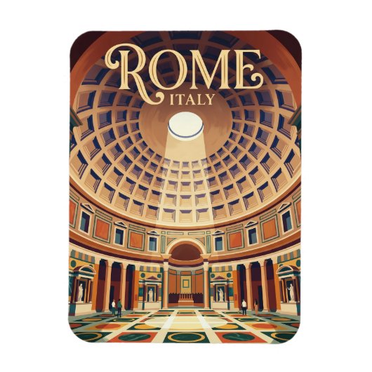Pantheon Italië Magneet (Verticaal)