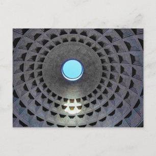 Pantheon koepel interieur - Rome, Italië Briefkaart
