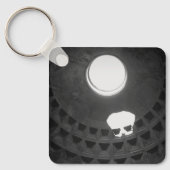 Pantheon Light Skull Rome Italië met handschrift Sleutelhanger (Voorkant)