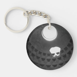 Pantheon Light Skull Rome Italië met handschrift Sleutelhanger