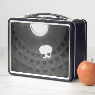 Pantheon Light Skull Rome Italië Zwart-wit