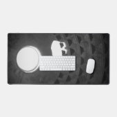 Pantheon Light Skull Rome Italië Zwart-wit Bureaumat (Keyboard & Muis)