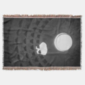 Pantheon Light Skull Rome Italië Zwart-wit Deken (Voorkant)