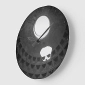 Pantheon Light Skull Rome Italië Zwart-wit Grote Klok (Hoek)