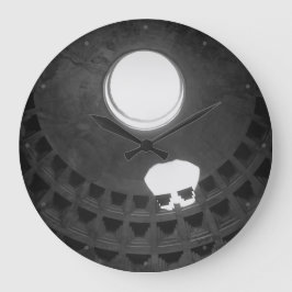 Pantheon Light Skull Rome Italië Zwart-wit Grote Klok