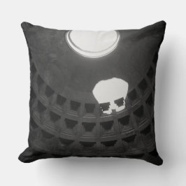Pantheon Light Skull Rome Italië Zwart-wit Kussen