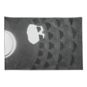 Pantheon Light Skull Rome Italië Zwart-wit Kussensloop (Achterkant-Rechts)