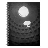 Pantheon Light Skull Rome Italië Zwart-wit Notitieboek (Voorkant)