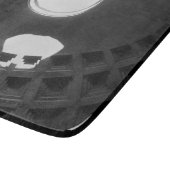 Pantheon Light Skull Rome Italië Zwart-wit Snijplank (Hoek)