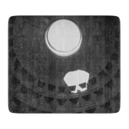 Pantheon Light Skull Rome Italië Zwart-wit Snijplank