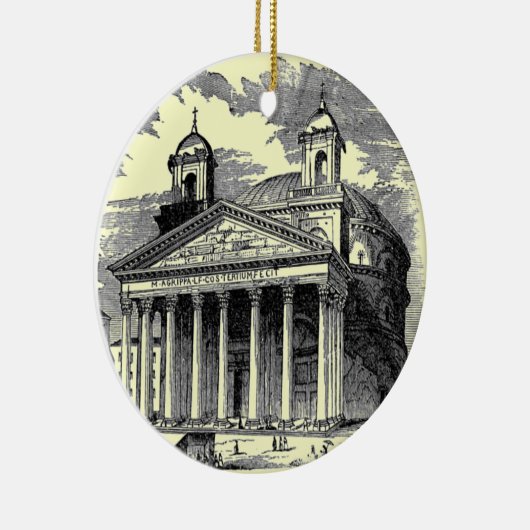 Pantheon-Ornament Keramisch Ornament (Rechts)