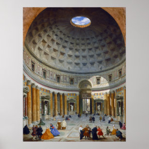 Pantheon, Rome - Giovanni Panini Fine Art Poster