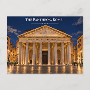 Pantheon Rome Italië Ansichtkaart Briefkaart