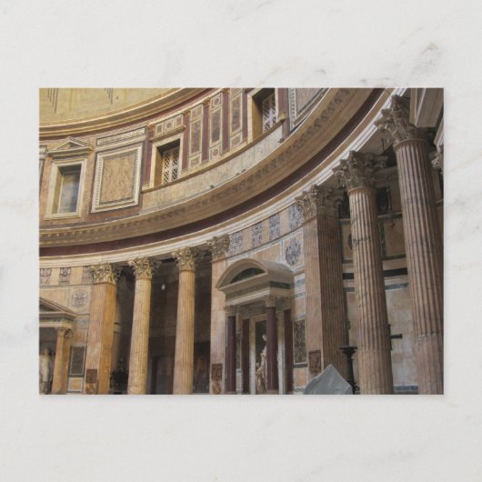 Pantheon, Rome, Italië Briefkaart (Voorkant)
