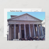 Pantheon, Rome, Italië Briefkaart (Voorkant / Achterkant)