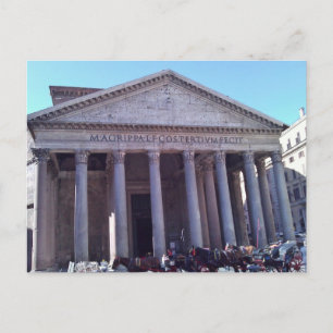 Pantheon, Rome, Italië Briefkaart