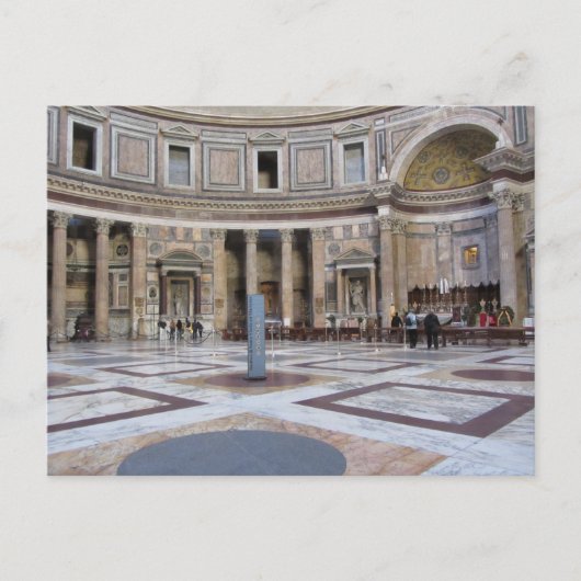 Pantheon, Rome, Italië Briefkaart (Voorkant)