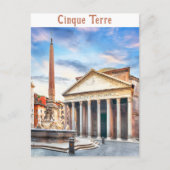 Pantheon Rome Italië  Europa Reizen Briefkaart (Voorkant)