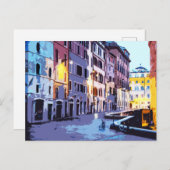 Pantheon Rome Italië Street Uitzicht Briefkaart (Voorkant / Achterkant)