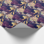 Pantheon Rome Italy Angel schilderij Cadeaupapier (Hoek)