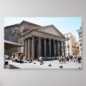 Pantheon, Rome - zomer 2009 Poster (Voorkant)