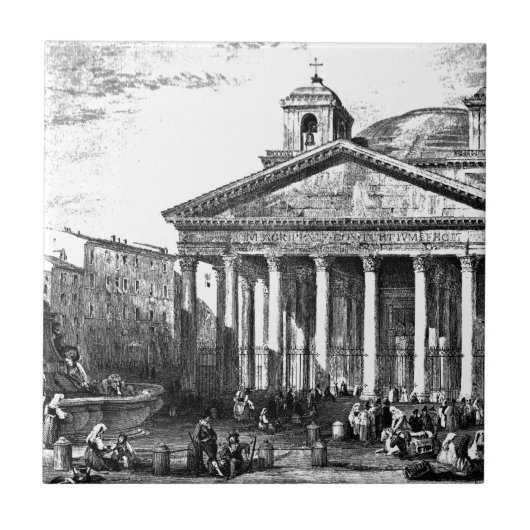 Pantheon Tegeltje (Voorkant)