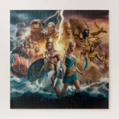 Pantheon van legendes legpuzzel (Verticaal)