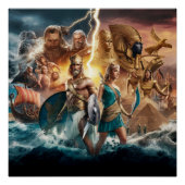 Pantheon van legendes perfect poster (Voorkant)