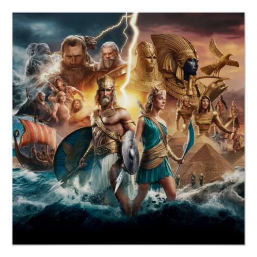 Pantheon van legendes perfect poster (Voorkant)