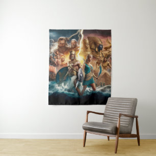 Pantheon van legendes wandkleed