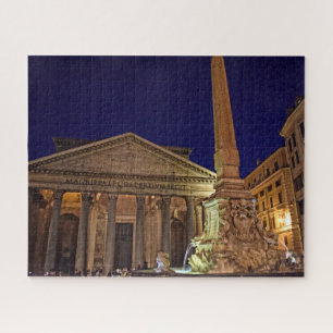 Pantheon van Night - Rome, Italië - 16x20 - 520 st Legpuzzel