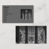 Pantheon Visitekaartje (Voorkant / Achterkant)