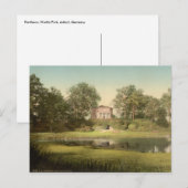 Pantheon, Worlitz Park, Anhalt, Duitsland Briefkaart (Voorkant / Achterkant)