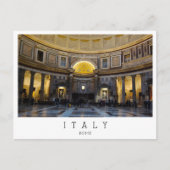 Pantheon's interieur, Rome, Italië Briefkaart (Voorkant)