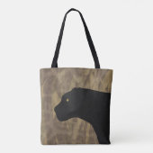 Panther Allover-Tas Tote Bag (Achterkant)