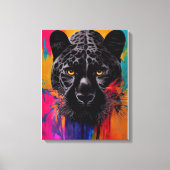 Panther Animal Discovery Adventure Natuur Planet E Canvas Afdruk (Voorkant)